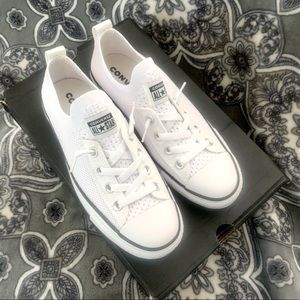 Womens Chuck Taylor All Star Shoreline Kint Slip, low top shoe size 7 women’s.